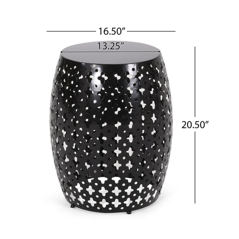 Modern Design, Metal End Table, Large