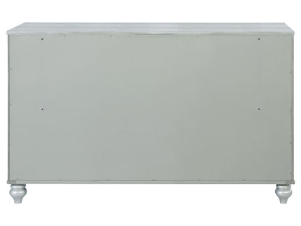 Arabesque - 6 Drawer Dresser - Silver