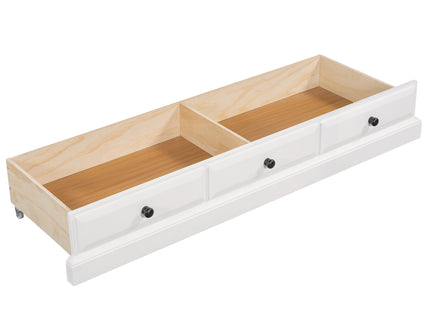 Solid Pine Murphy Bed Chest Cube Cabinet Bed With Charging Station And Large Storage Drawer For Home Office Or Small Room