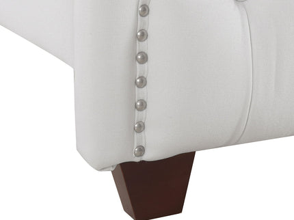 Marcella - Upholstered Shelter Headboard Bed Set