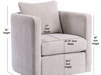 Sutton - Swivel Barrel Chair
