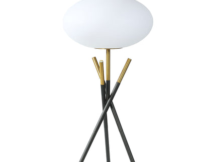 Clarendon - Orb Shade Tripod Table Lamp Desk & Bedside Lamp - Black