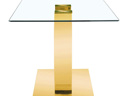 Dining Table For Living Spaces - Gold / Transparent