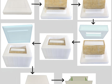 Modern Minimalist Hexagon Side Table