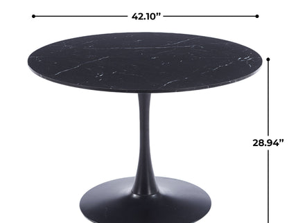 Round Tulip Table, Pedestal Design