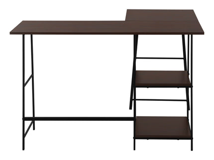 Computer Desk, Home Office, Corner, Storage Shelves, L Shape, Work, Laptop, Contemporary, Modern