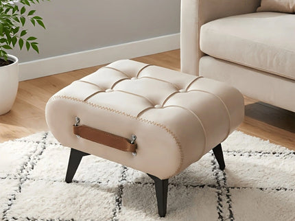 Minimalist Footstool With Hidden Storage