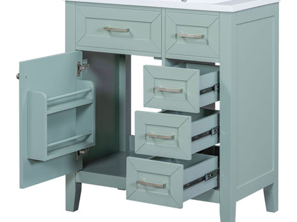 Modern Bathroom Vanity With Sink Combo, 3 Drawers