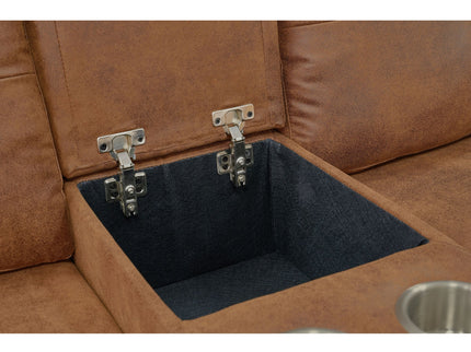 U - Shape Sectional Pull Out Bed With Console, Storage, And USB Charging
