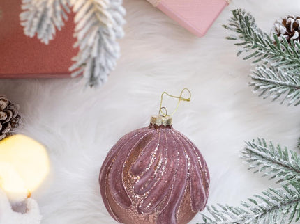 Decorative Hanging Ball Christmas Tree Ornaments For Holiday Party Decorations (Set of 6)