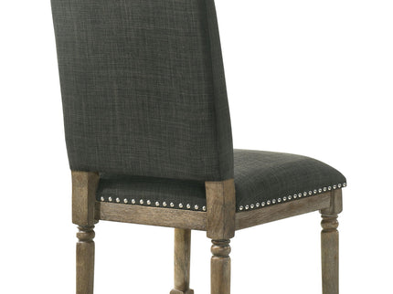 Everton - Fabric Chair With Nailhead Trim