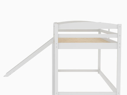 Durable Bunk Bed With Convertible Slide And Ladder