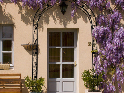 Metal Garden Arch Assemble Freely With 8 Styles Garden Arbor Trellis Climbing Plants Support Rose Arch