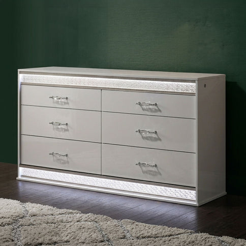 Glam - Bedroom Set With LED Headboard