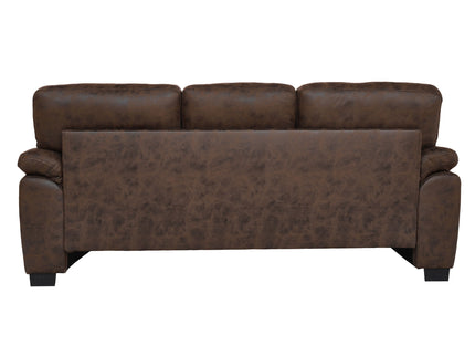 3 Seater Sofa With Padded Armrests And Triangular Leg