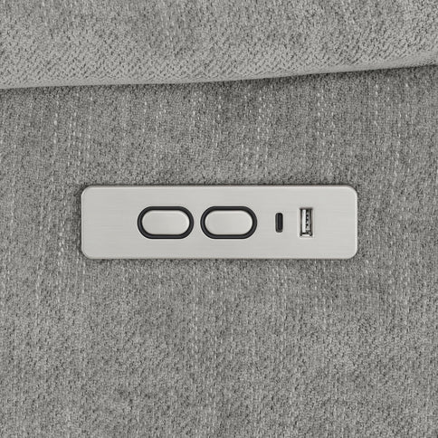 Beca - Upholstered Power Lift Recliner With Cupholders And USB Charging