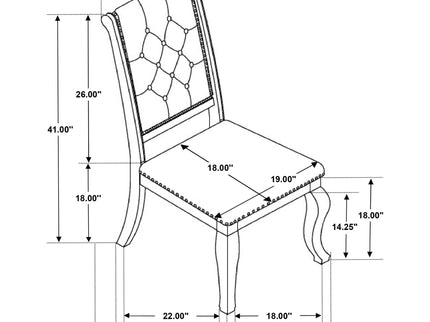 Fremont - Tufted Back Dining Chair (Set of 2)