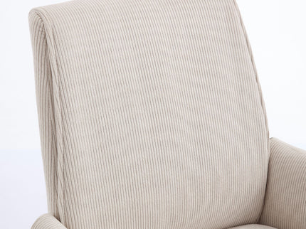 Ergonomic Mid-Back Office Chair With Striped Fabric