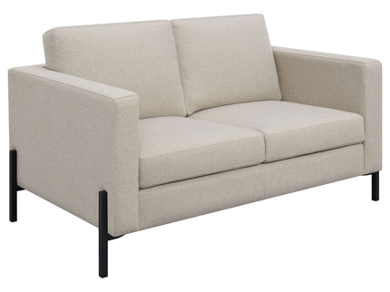 Dulcie - Loose Back Loveseat - Oatmeal