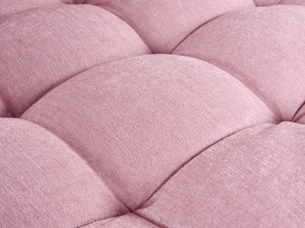 Modern Chaise Lounge Upholstered Sofa Couch With Tufted Seat And Detachable Pillows For Living Room