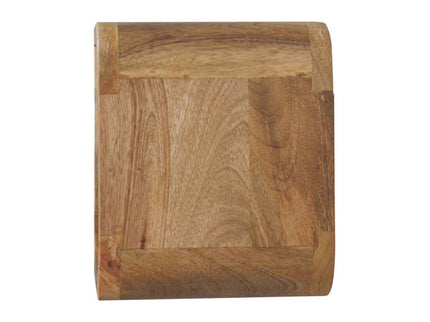 Curved Upper Slot Floating Nightstand