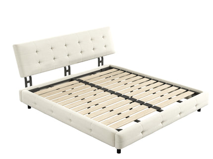 Tufted Headboard With Extra-Large Ultra-Soft Cloud Pillow Design