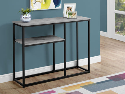 Accent Console Table For Entryway, Contemporary & Convenient Design - Gray