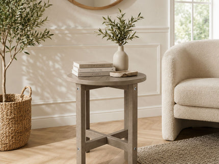 Round Outdoor Side Table