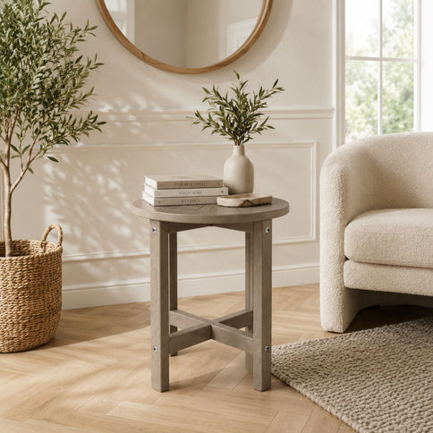 Round Outdoor Side Table
