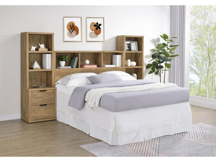 Geary - Bookcase Headboard With Open Cubbies