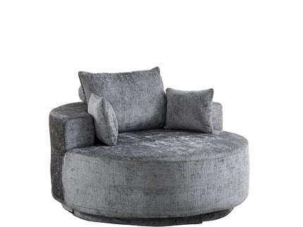 Swivel Chair With Rotating Base For Living Room