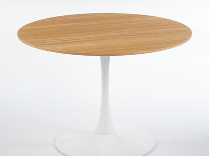 Mid-Century Tulip Dining Table With Round Top