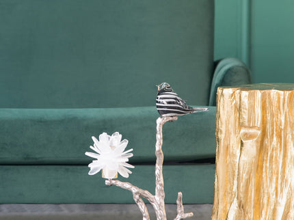 Aluminum Candle Holder With Marble Stand