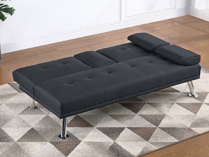 Adjustable Sofa With Fold Down Table And Cup Holders
