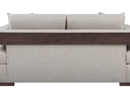 Niamey - Loveseat With 2 Toss Pillows - Walnut
