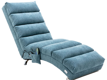 Massage Chaise Lounge Indoor With Remote Control, Ergonomic Electric Massage Lounger