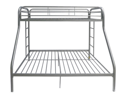 Tritan - Twin / Full Bunk Bed - Silver