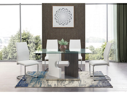 Iris - Dining Table - Gray