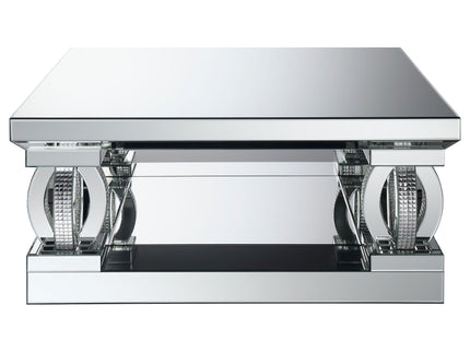 Shannon - Square Coffee Table - Silver