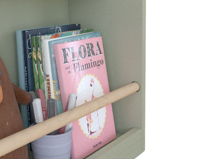 3 Tier Book Shelf, Compact Storage For Bedrooms