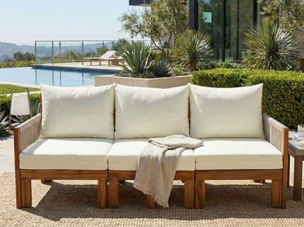 Outdoor 3 Seat Patio Sunbed