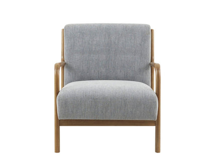 Mid-Century Style Lounge Chair With Upholstered Seat