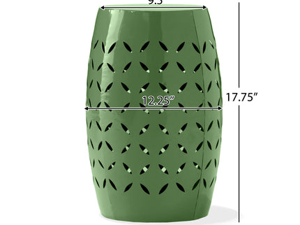 Outdoor Side Table With Barrel Shape