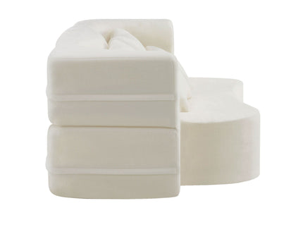 Modern Floor Sofa With 4 Pillows