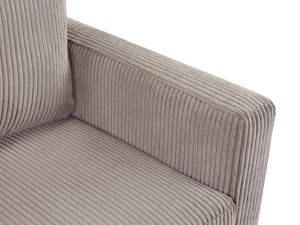 Sleeper Sofa With Foldable Mattress, USB Ports, Side Table & Storage Pocket