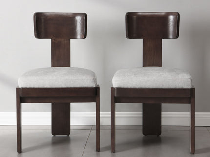 Upholstered Dining Fabric Side Chairs (Set of 2)