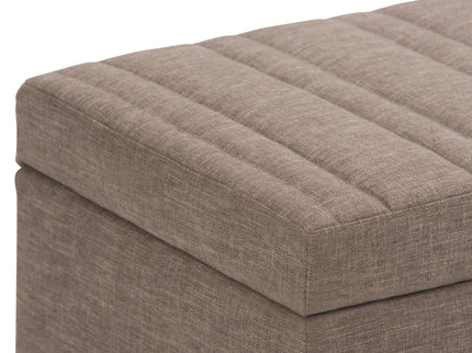 Darcy - Upholstered Storage Ottoman Bench