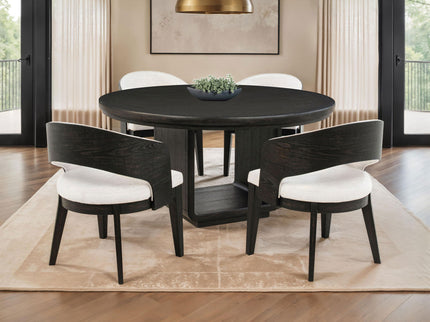 Bangor - Round Dining Table Set With Arm Chairs