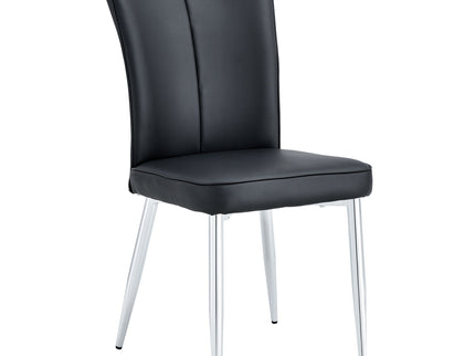 Modern Minimalist Dining Chairs With Metal Legs