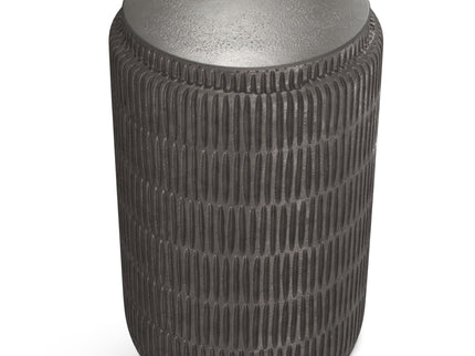 Juno - Cast Aluminum Side Table - Black